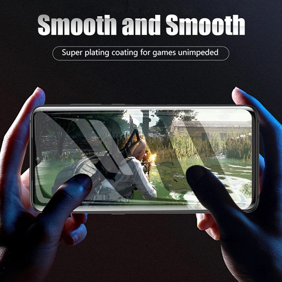Huawei P Smart 2021 CaseUp Tam Kapatan Ekran Koruyucu Siyah 5